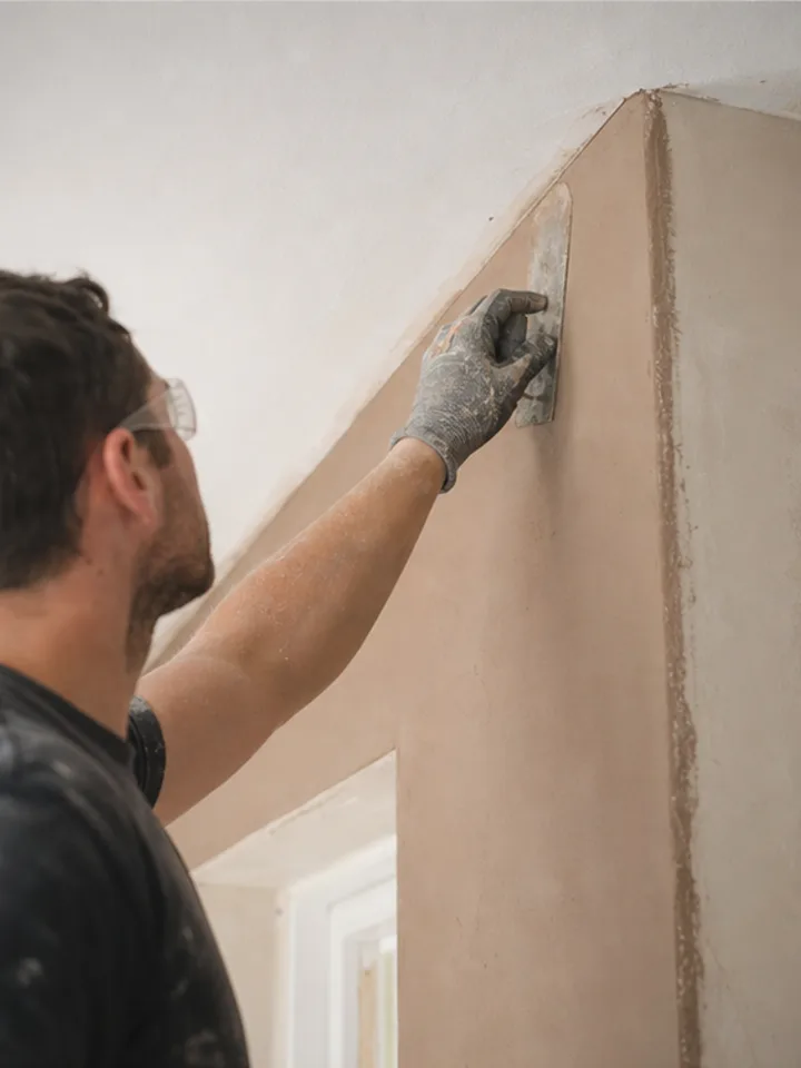 Illustrative repairs and patching scene
